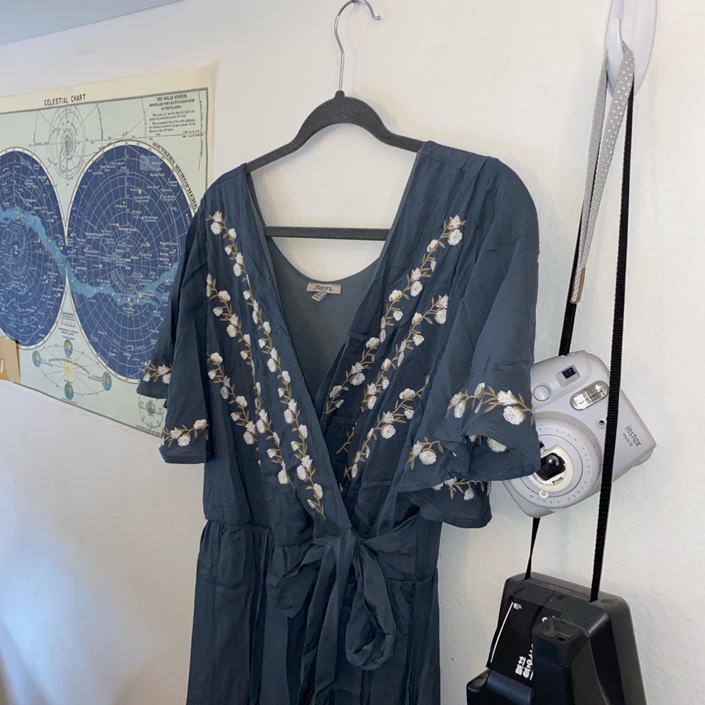 Maxi floral wrap dress from Piper and Scoot